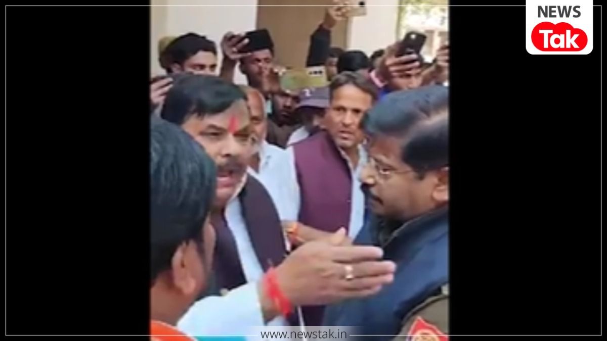 सीतापुर में बवाल: BJP विधायक ने थाने में डाला डेरा, थानेदार से बोले- 'तुम्हारी औकात क्या है?' sitapur