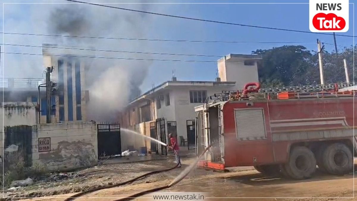 भिवाड़ी की केमिकल फैक्ट्री में भीषण आग, 8 मजदूरों की जिंदा जलने से मौत; इलाके में हड़कंप bhiwadi