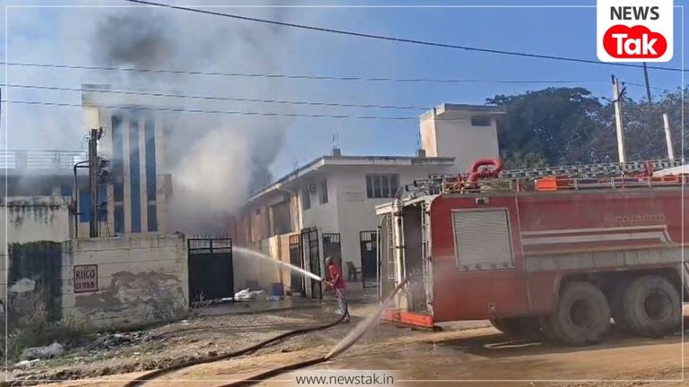भिवाड़ी की केमिकल फैक्ट्री में भीषण आग, 8 मजदूरों की जिंदा जलने से मौत; इलाके में हड़कंप bhiwadi