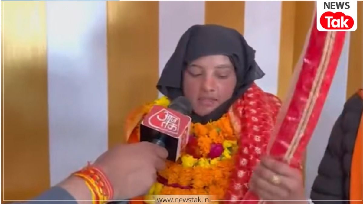 संभल: बुर्के में कांवड़ लाने वाली तमन्ना मलिक का फूटा गुस्सा, हाथ में तलवार लेकर विरोधियों को दी 'खतरनाक' चेतावनी