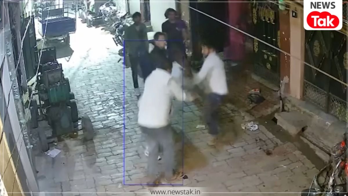 कानपुर में BJP नेता को घसीटकर गाड़ी से निकाला, चापड़ से वार कर पीठ में मारी गोली; CCTV में कैद हुई वारदात