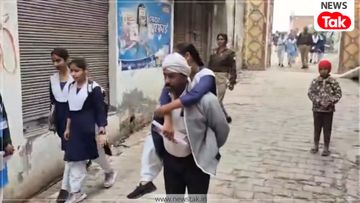 Hathras father viral video Hathras father viral video