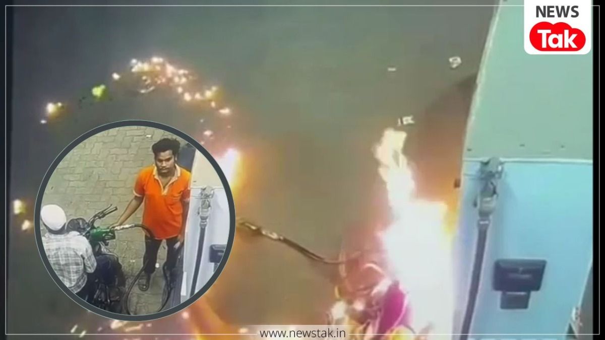 रायपुर में पेट्रोल पंप पर सिगरेट जलाने की कोशिश, धू-धू कर जल उठी गाड़ी, फिर स्टाफ ने जो किया उसकी होने लगी तारीफ