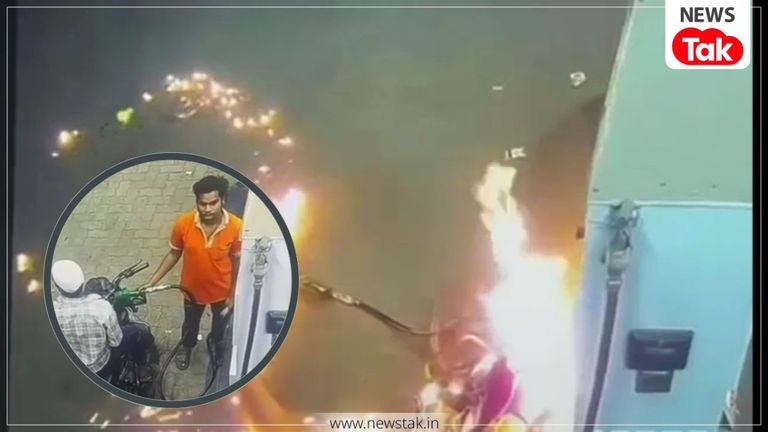 रायपुर में पेट्रोल पंप पर सिगरेट जलाने की कोशिश, धू-धू कर जल उठी गाड़ी, फिर स्टाफ ने जो किया उसकी होने लगी तारीफ छत्तीसगढ़ का वीडियो वायरल