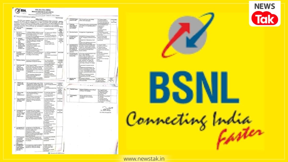 BSNL Director Vivek Banzal Prayagraj 