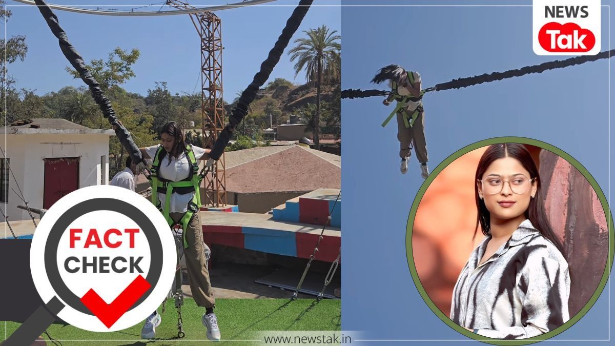 माउंट आबू में बंजी जंपिंग के दौरान जिस युवती का वीडियो शेयर कर गर्दन टूटने का किया गया दावा वो खुद सामने आई, पता चली पूरी बात