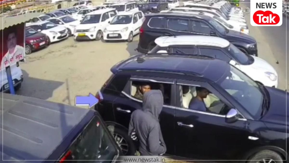 बाराबंकी में टेस्ट ड्राइव के बहाने लूटी गई महिंद्रा XUV-300, कर्मचारी को चलती कार से फेंका, CCTV आया barabanki