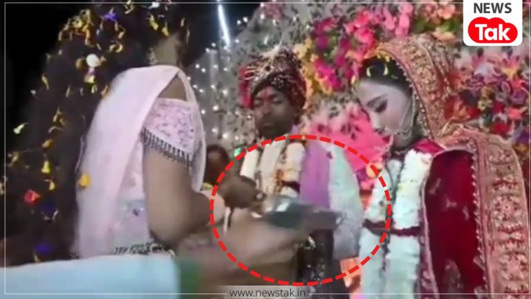 एकतरफा प्यार में पागल सनकी आशिक ने जयमाला से पहले दुल्हन को मार दी गोली, सामने आया लाइव वीडियो Buxar wedding shooting case