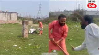 मुस्लिम युवक की पिटाई का वीडियो वायरल, आरोपी बोला- मंदिर के बगल में पढ़ रहा था नमाज NewsTak