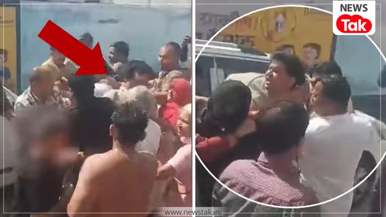 मेरठ में पुलिस पर भीड़ का हमला, स्कूल बस कांड के आरोपी कलवा त्यागी उर्फ अभिषेक पकड़े गए थे, अब हुआ ये एक्शन Meerut Crime News