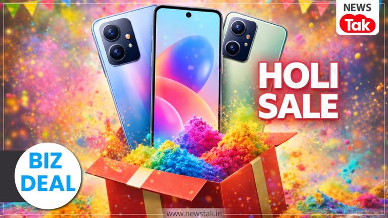 Biz Deal: होली धमाका सेल! भारी डिस्काउंट और नो कॉस्ट EMI के साथ आधी कीमत पर मिल रहे ये ब्रांडेड स्मार्टफोन Holi Smartphone Offers 2026