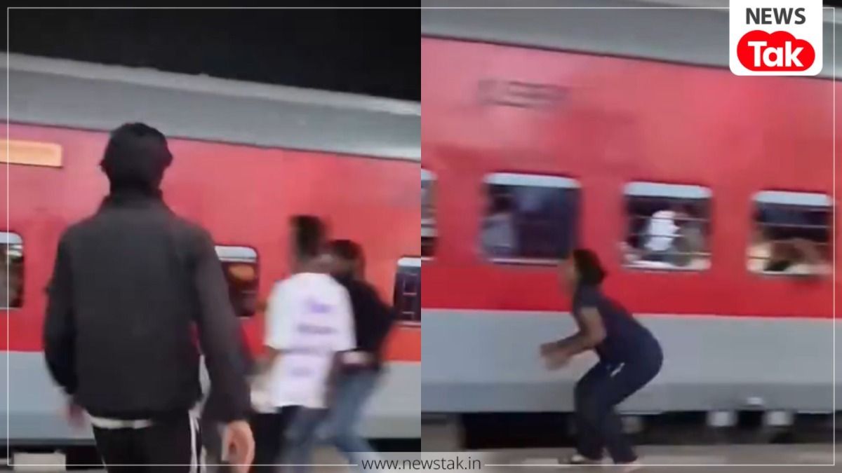 बच्चे की चिंता में ट्रेन पकड़ने के लिए दौड़ती रही महिला, दो बार फिसली.. लेकिन किसी ने नहीं की मदद, आगरा कैंट का ये वीडियो कर देगा इमोशनल