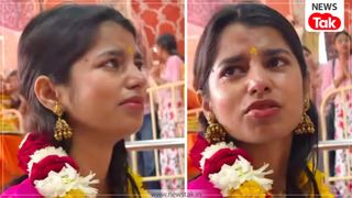 'पता नहीं क्या हो रहा मुझको'...जयपुर के मंदिर में भजन गाने की कोशिश की और फफककर रो पड़ीं मैथिली ठाकुर, Video वायरल NewsTak