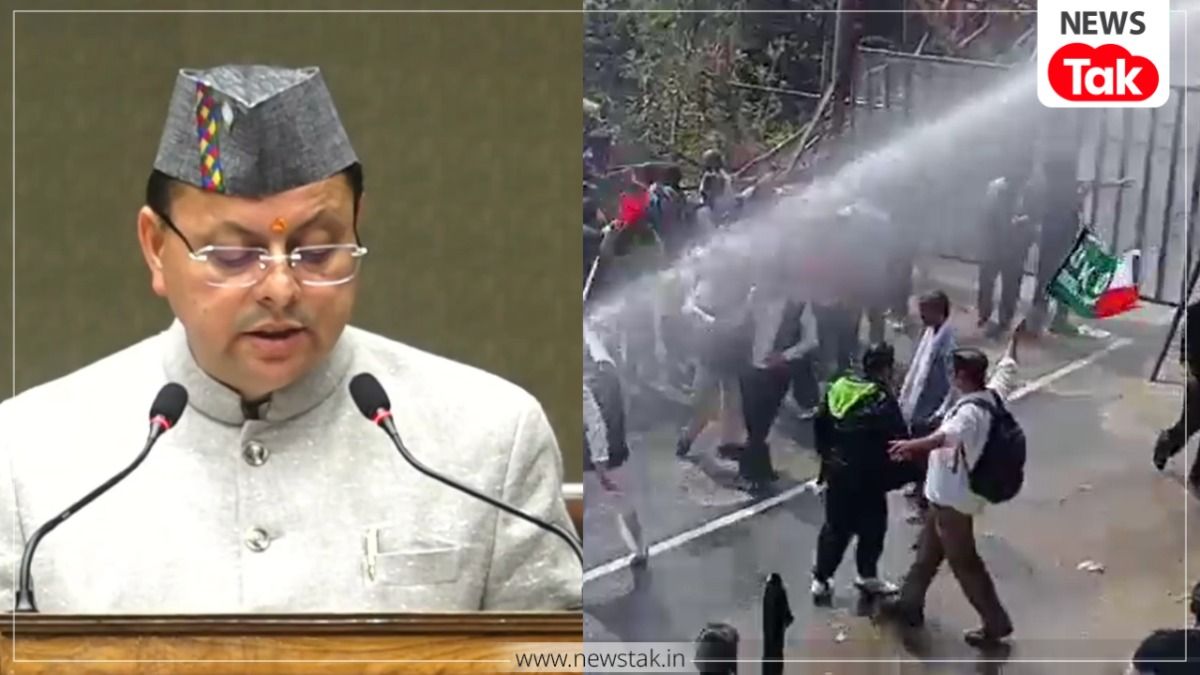 उत्तराखंड : गैरसैंण विधानसभा में सीएम धामी पेश कर रहे थे बजट, तभी UKD के कार्यकताओं ने जमकर काटा बवाल, देखें वीडियो Uttarakhand Budget 2026-27