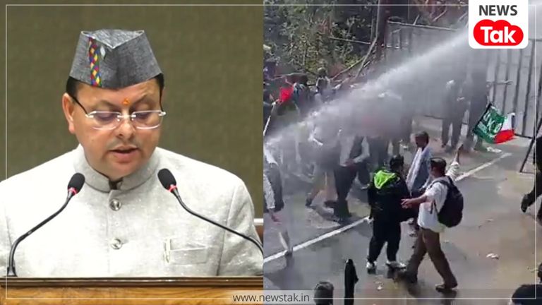 उत्तराखंड : गैरसैंण विधानसभा में सीएम धामी पेश कर रहे थे बजट, तभी UKD के कार्यकताओं ने जमकर काटा बवाल, देखें वीडियो Uttarakhand Budget 2026-27