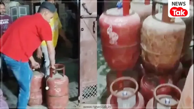 हापुड़ पुलिस ने देर रात रिहान के घर पर डाली रेड...रूम में छिपाकर रखे थे 55 गैस सिलेंडर, फिर हुआ ये सब? Hapur