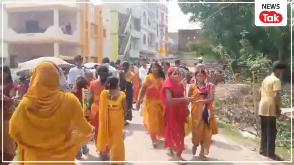 नालंदा के शीतला मंदिर में मची भगदड़