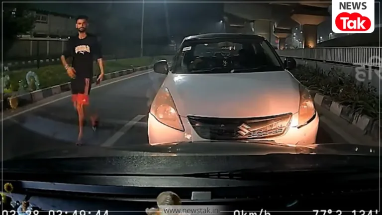 गुरुग्राम में टैक्सी वाले की दबंगई! रॉन्ग साइड गाड़ी दौड़ाई, विरोध करने पर दी गंदी गालियां; डैशकैम में कैद हुई गुंडागर्दी Gurugram taxi driver viral video