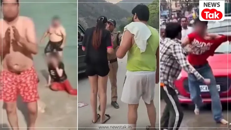 'तुम्होरे पैसे की पी रहे हैं क्या'... गंगा किनारे शराब पी रही थी युवती, पुलिस ने रोका तो दोनों में हो गई तगड़ी बहस, देखें वायरल वीडियो Rishikesh viral video