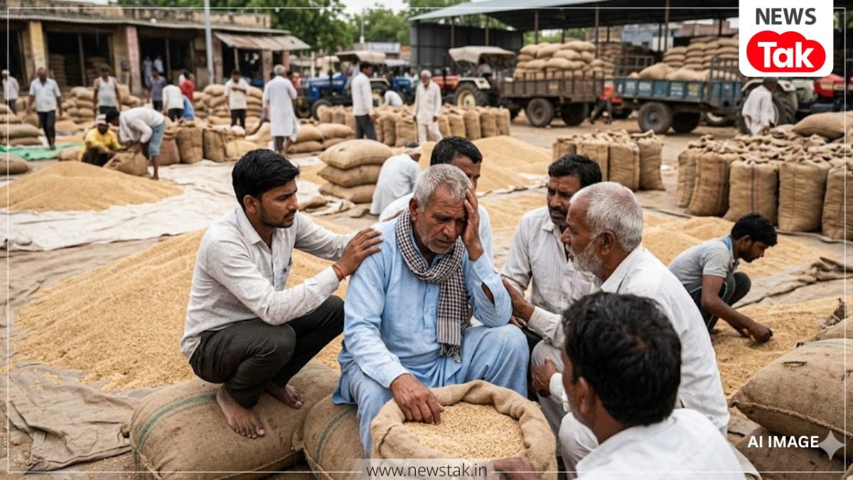 8 लाख का कर्जा..घर बैठे साहूकार! कोटा मंडी में गेहूं की फसल के सस्ते दाम सुनते ही बेहोश हुआ किसान, हंसराज अपने पीछे छोड़ गए गम ही गम! kota