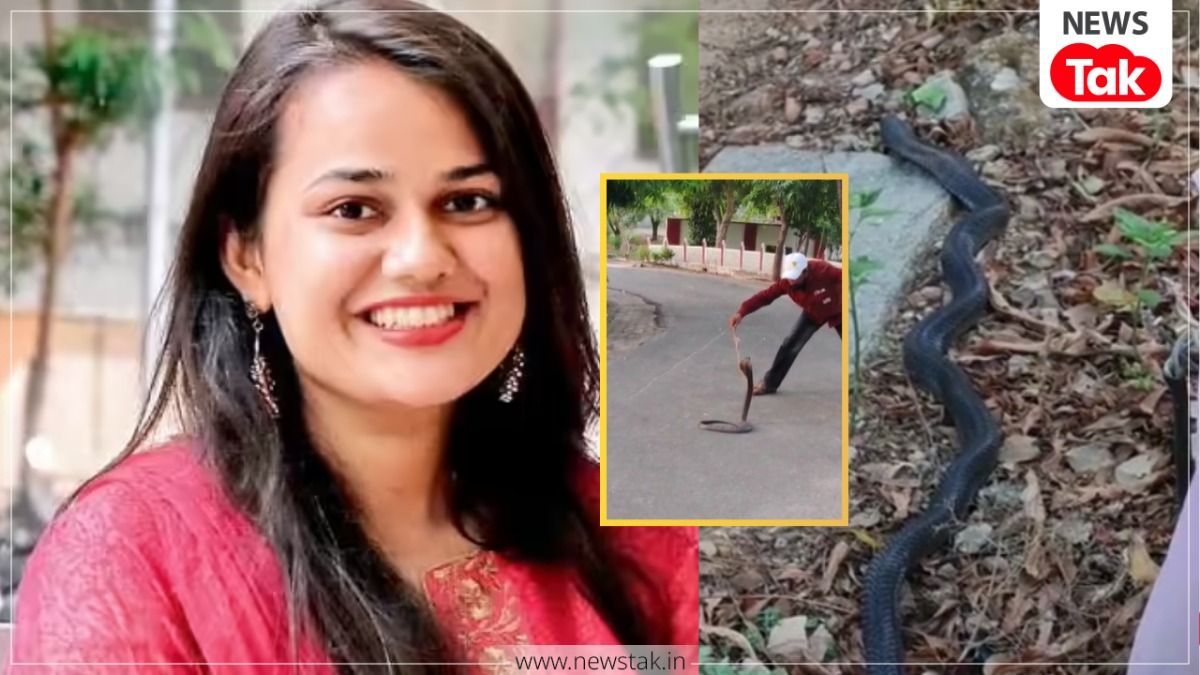 IAS टीना डाबी के आवास में घुसा खतरनाक कोबरा, सिविल डिफेंस ने ऐसे पाया काबू, रेस्क्यू का वीडियो आया ias tina dabi