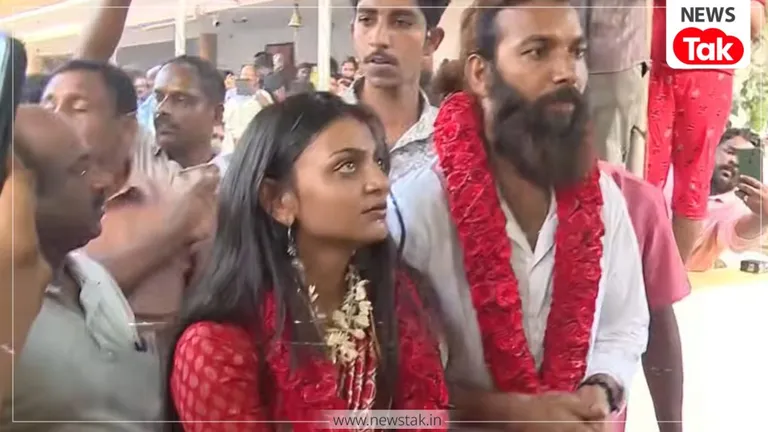 महेश्वर की 'मोनालिसा' का पति फरमान खान अब करेगा धर्म परिवर्तन? मंदिर से वायरल वीडियो ने मचाया बवाल मोनालिसा