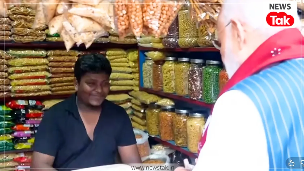 PM Modi jhalmuri viral video