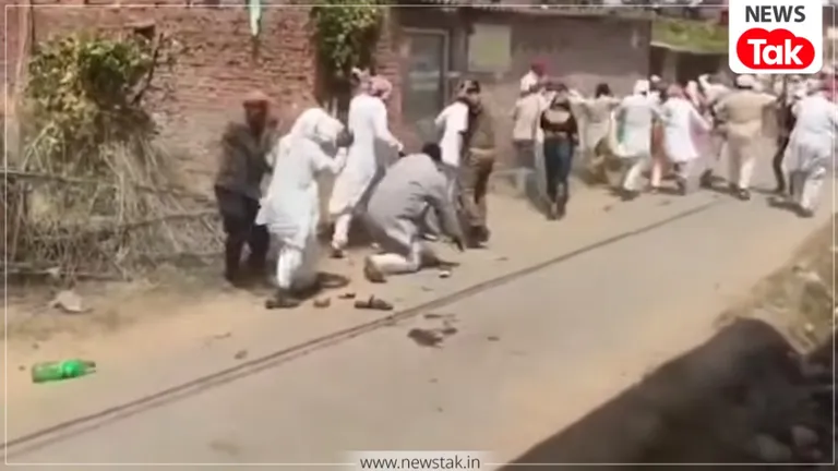 गाजीपुर में खाकी और खादी पर चले पत्थर! सपा प्रतिनिधि मंडल को गांव में घुसने से रोका, अखिलेश यादव ने सरकार पर कसा तंज Ghazipur violence news