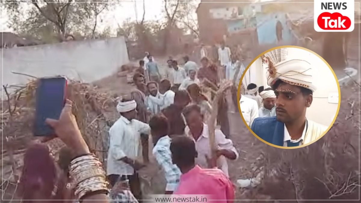 दमोह में दलित दूल्हे को घोड़ी पर चढ़ना पड़ा भारी, दबंगों ने सड़क पर पटककर पीटा, वीडियो वायरल Damoh dalit groom attack