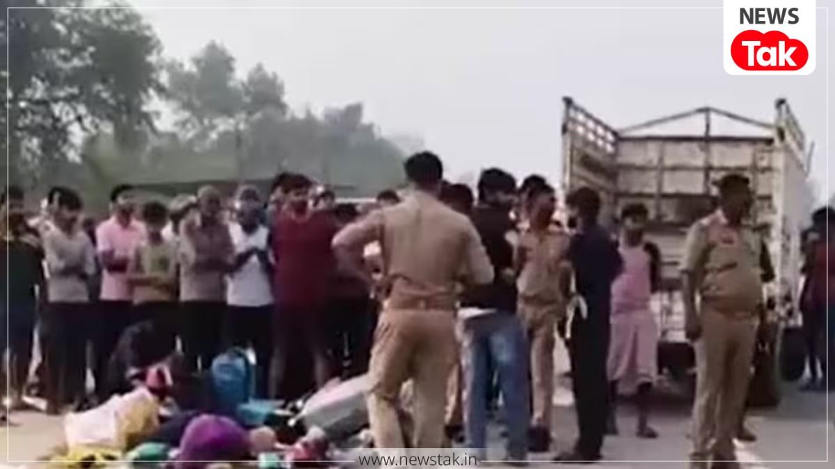 यूपी के मऊ में भीषण सड़क हादसा, एक ही परिवार के तीन सदस्यों समेत 5 ने तोड़ा दम, यूं हुआ हादसा Mau road accident
