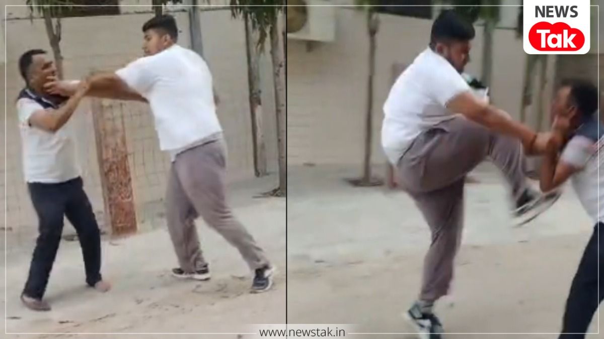 जोधपुर में सरकारी स्कूल के प्रिंसिपल को युवक ने सरेराह पीटा, बरसाए लात-घूंसे, पुलिस ने पकड़ा तो बताई ये अजीबोगरीब वजह jodhpur