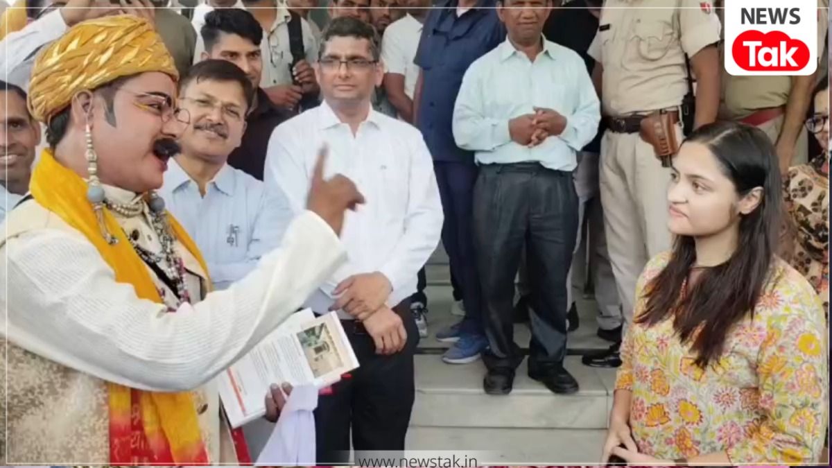 दौसा: जब कलेक्टर के सामने बहरूपिया कलाकार ने किया 'लाखों का हिसाब', हंसी नहीं रोक पाईं DM साहिबा! देखें वीडियो Bahurupiya Artist Video