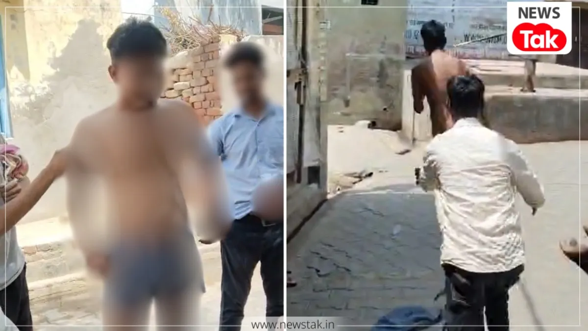 हाथरस में युवक की शर्मनाक हरकत