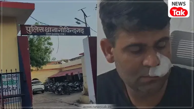 अलवर: स्टंटबाजों को छुड़ाने के लिए थाने पर सैकड़ों लोगों ने किया अटैक, पुलिसकर्मियों को दौड़ाकर मारा और आरोपी को ले गए अलवर न्यूज