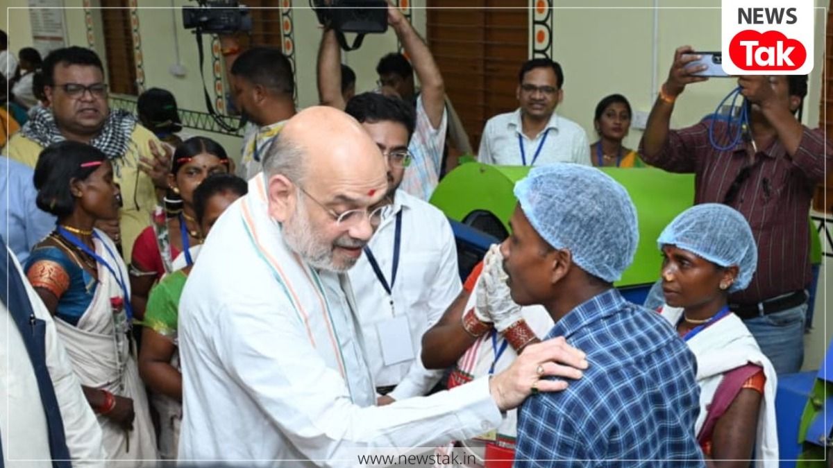 नेतानार पहुंचे अमित शाह बोले: एक साल में सरकार को रायपुर से आपके गांव तक लाएंगे NewsTak
