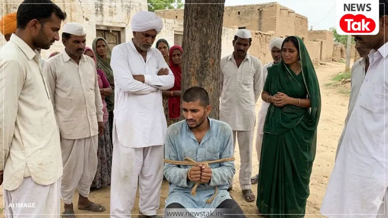 आधी रात प्रेमिका से मिलने पहुंचा था प्रेमी, ग्रामीणों ने सिर मुंडकर..कैंची से मूंछें काटकर 5 घंटे तक दिया खौफनाक टॉर्चर barmer