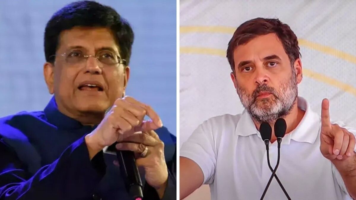 राहुल गांधी के 'सरकार गिरने' वाले दावे पर पीयूष गोयल का पलटवार, बोले- देश में अराजकता फैलाने की बड़ी साजिश NewsTak