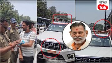 Minister Manohar Lal Panth Son Challan Viral Video चारधाम यात्रा में मंत्री के बेटे की गाड़ी का काटा चलान