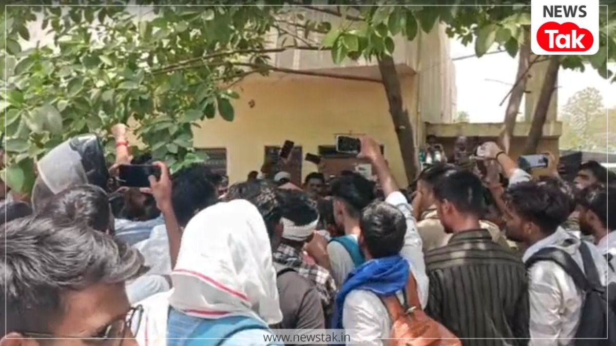 प्रयागराज में SSC GD परीक्षा के दौरान भारी बवाल