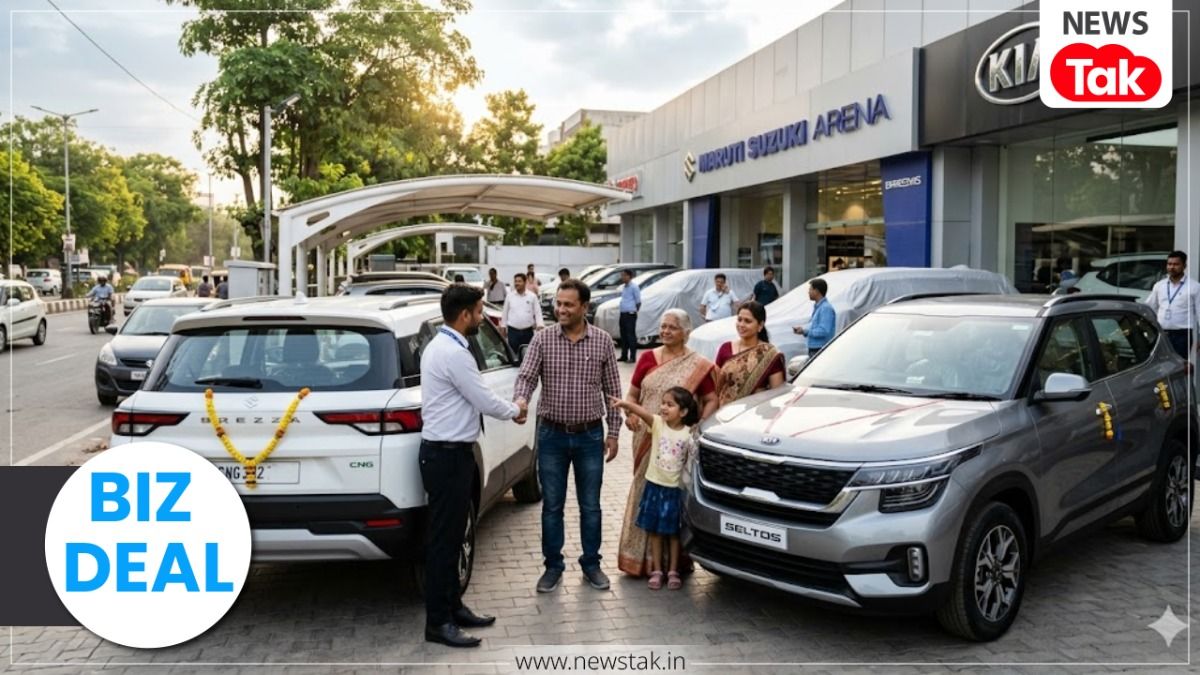 Maruti की इस धांसू CNG SUV पर मिल रहा ₹2.10 लाख का फायदा, माइलेज भी है जबरदस्त BIZ DEAL