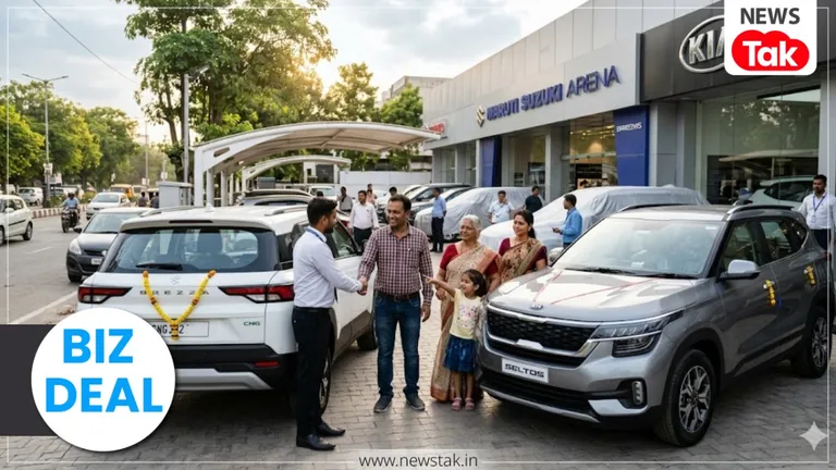 Maruti की इस धांसू CNG SUV पर मिल रहा ₹2.10 लाख का फायदा, माइलेज भी है जबरदस्त BIZ DEAL