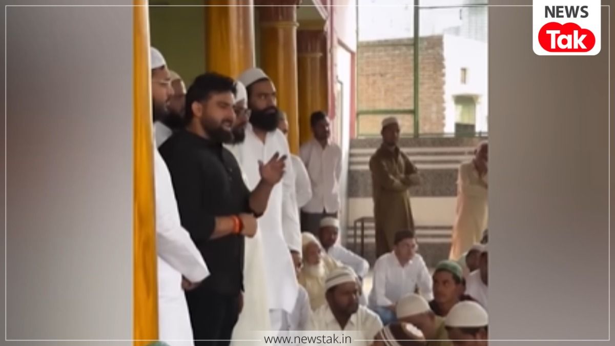 'गाय के कारण...', ईद के दिन मस्जिद में खड़े होकर हर्ष छिकारा ने जो कहा, वह वायरल हो गया! harsh chhikara