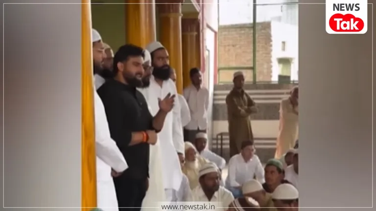 'गाय के कारण...', ईद के दिन मस्जिद में खड़े होकर हर्ष छिकारा ने जो कहा, वह वायरल हो गया! harsh chhikara