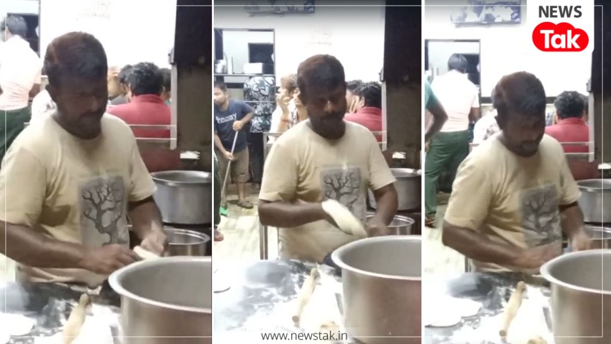 मुंबई में थूकर रोती बनाने का वीडियो वायरल