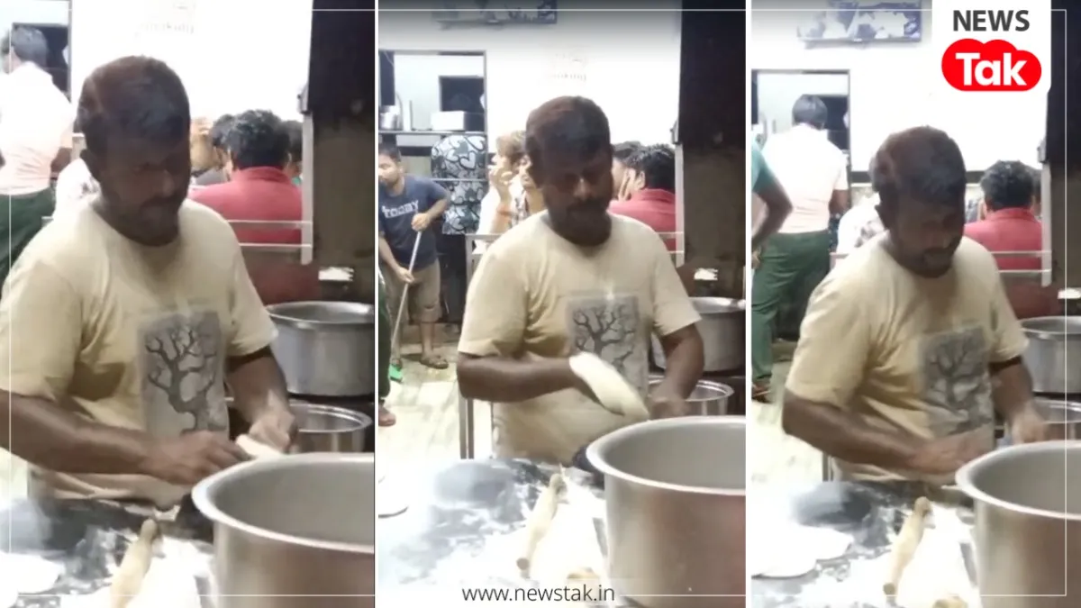 मुंबई में थूकर रोती बनाने का वीडियो वायरल