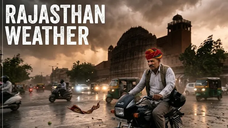 Rajasthan Weather: अगले 3 दिन संभलकर रहें! 60 किमी की रफ्तार से आएगी आंधी, इन जिलों में बारिश की चेतावनी NewsTak