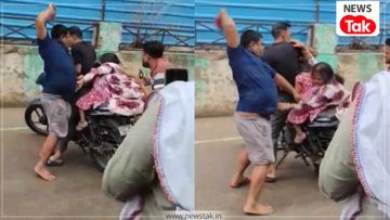 Kanpur News कानपुर में बीच सड़क महिला की पिटाई