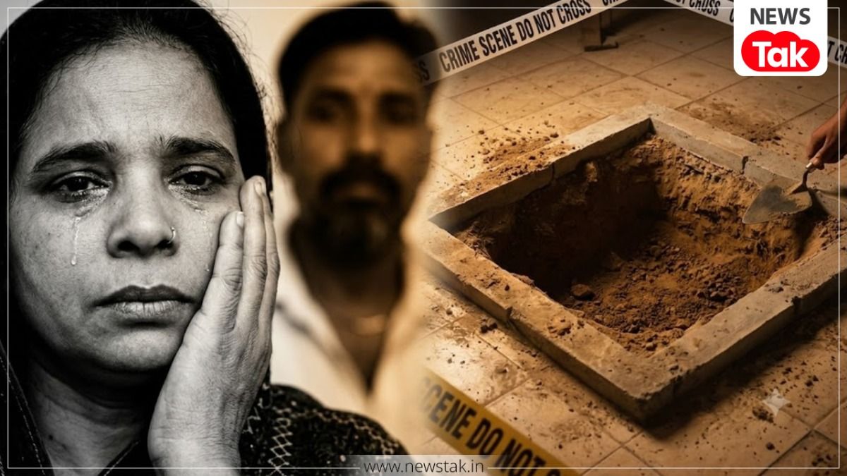 आगरा में पति सुरेंद्र को मारकर पत्नी रूबी ने बाथरूम में दफनाया, 45 दिनों तक पुलिस को देती रही चकमा, फिर खुद यूं फंसी