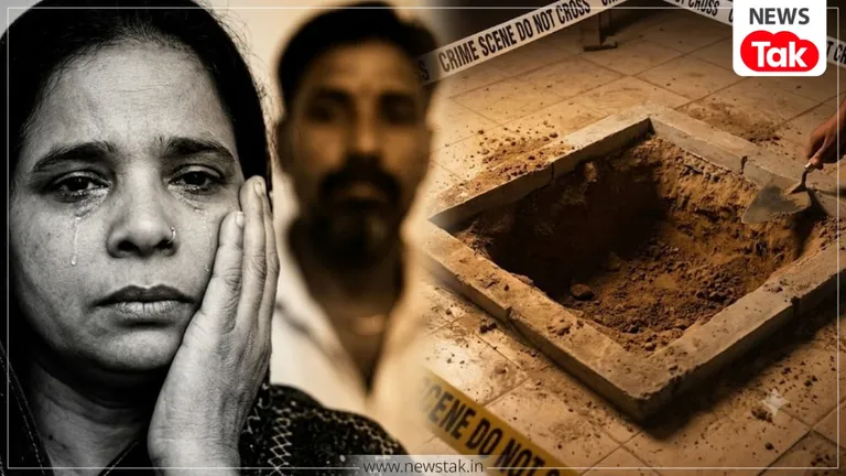 आगरा में पति सुरेंद्र को मारकर पत्नी रूबी ने बाथरूम में दफनाया, 45 दिनों तक पुलिस को देती रही चकमा, फिर खुद यूं फंसी agra
