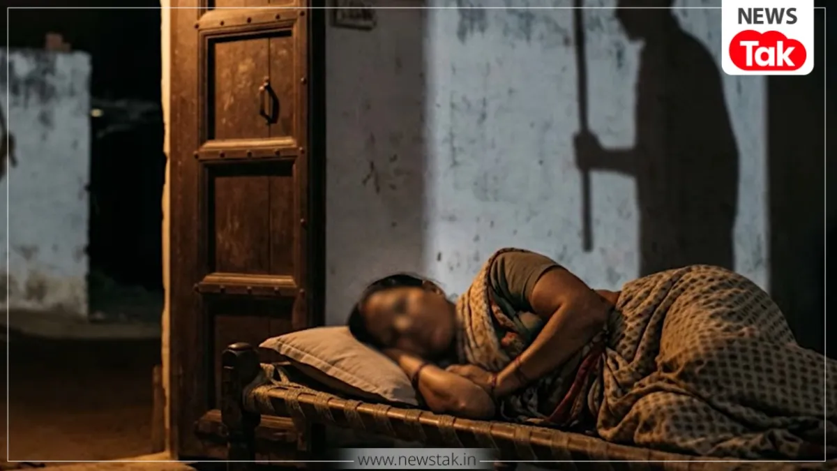 पत्नी ने आशिक संग मिलकर सोते हुए पति को उतारा मौत